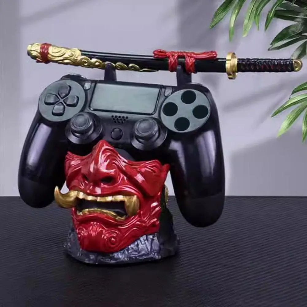 For Gaming Controller Holder One More Life Controller Holder Figure Headphone Stand for PS5/4 Gamepad Bracket